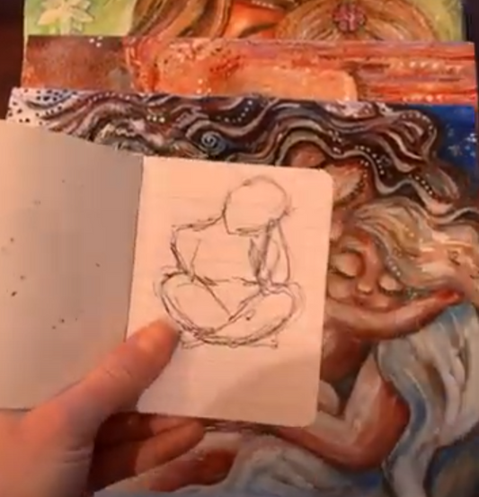 calendar sale ♥ sketching in the car