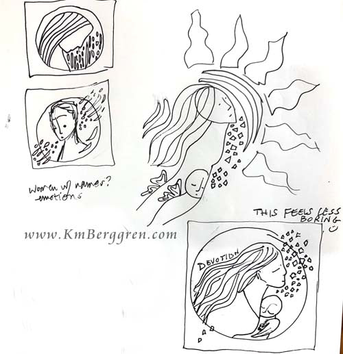 journal sketches, new inspiration by Katie m. Berggren