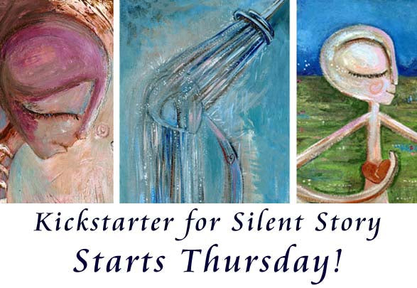 ghosted by a friend, sadness after breakup art therapy paintings