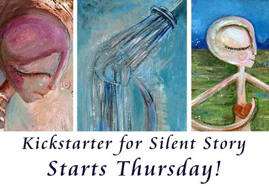 ghosted by a friend, sadness after breakup art therapy paintings