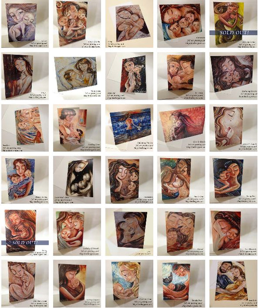 Discontinued ♥ Closing-Out 5x7 Art Cards
