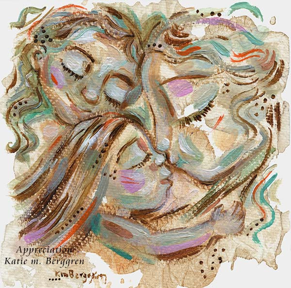 intimate painting of mom and two kids, twin painting, boy and girl with long hair, curly and straight hair kids, , mother of 2 children kissing, golden artwork, blonde mother and child, light brown haired mum and two kids, 2 babes with mama, sensitive artwork of mom and children, sweet mother gift