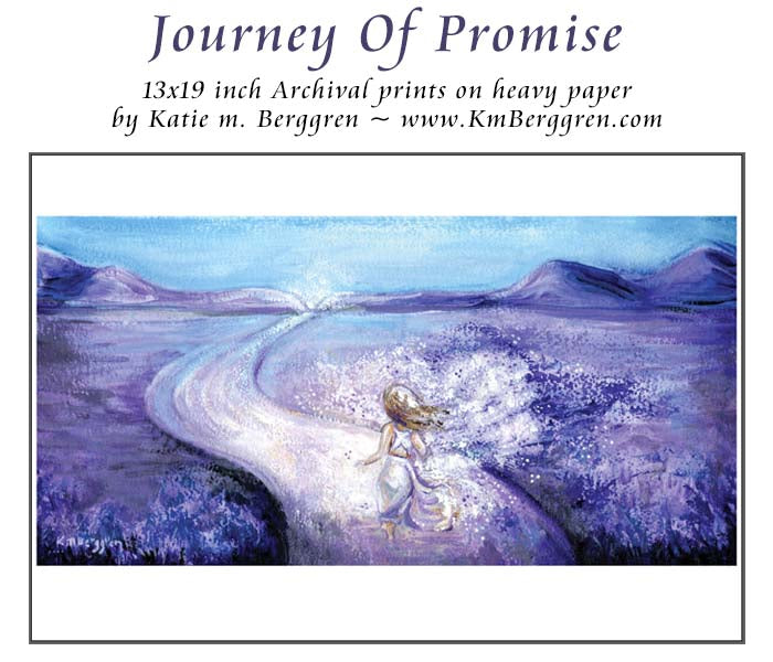 Woman running on path, purple spirited art print. Mothers Day gifts for single woman. Powerful girl gift. Confident young woman art. Beautiful and Sentimental girl gifts.