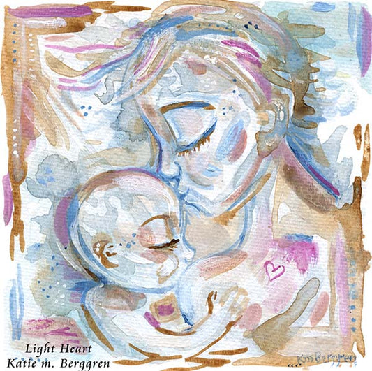 painting of breastfeeding parent, breastfeeding mum artwork, nursing baby art print, lactating parent art print, wall decor for nursing room, lactation room artwork, inspirational breastfeeding painting,