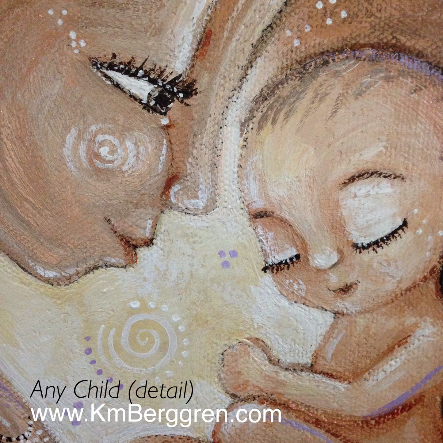 mother holding baby in her hand art print, bi-racial baby art, new baby gift for mom, mother and tiny baby, new mother gift, olive skinned mother and infant