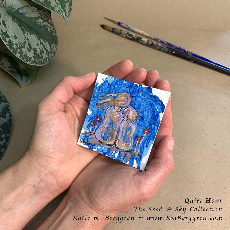 ►ONE AVAILABLE◄ Quiet Hour - Original Miniature Fine Art Painting on Paper