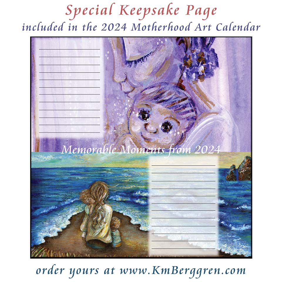 mother and child art calendar, keepsake calendar 2024, mom planner, calendar for moms, art calendar of mom and baby, pregnancy calendar, mom art planner, mother and child artwork on calendar, colorful art calendar, inspirational calendar, painting calendar, wall calendar art, frameable calendar 2024, kmberggren calendar, kim berggren art calendar, inexpensive gifts for moms, girlfriend gift, mom gifts, gifts under 25 for women