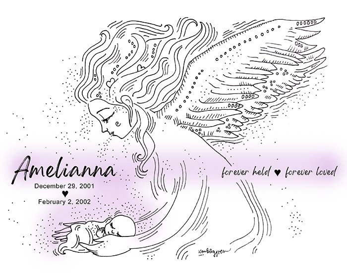 downloadable gift for mom after loss, printable art for baby angel gift, download print gift to print and frame, baby angel artwork downloadable, printable gift art print, drawings of angels, angel baby drawing, angelversary gift for loss mom, save and print art of angels,