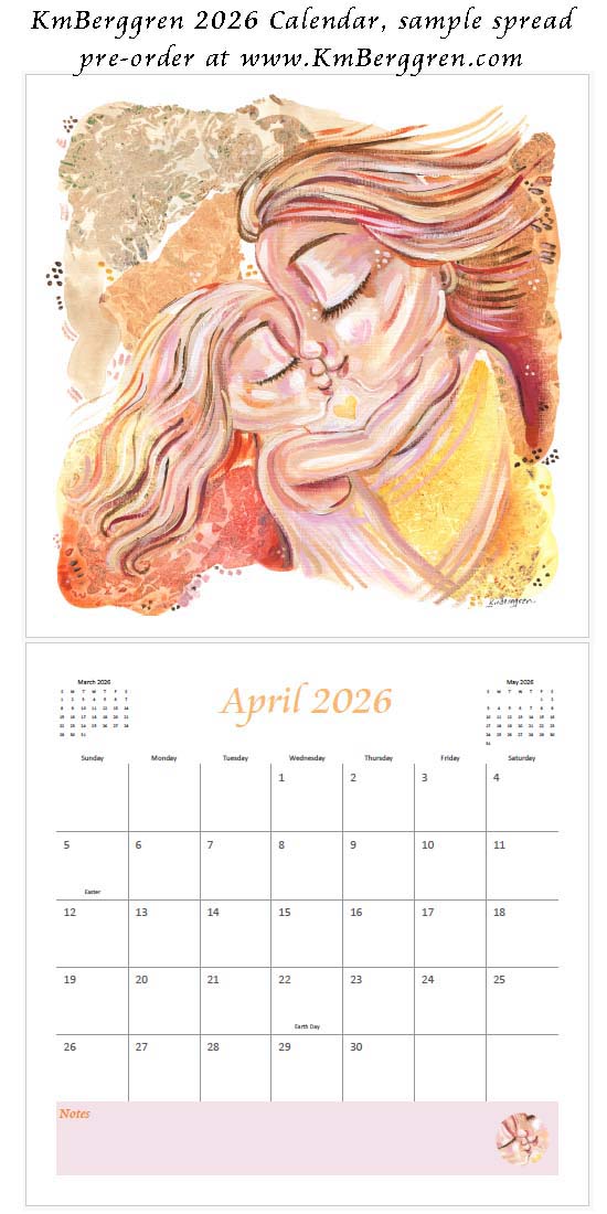 2026 Limited Edition 9x9 inch Signed Art Calendar
