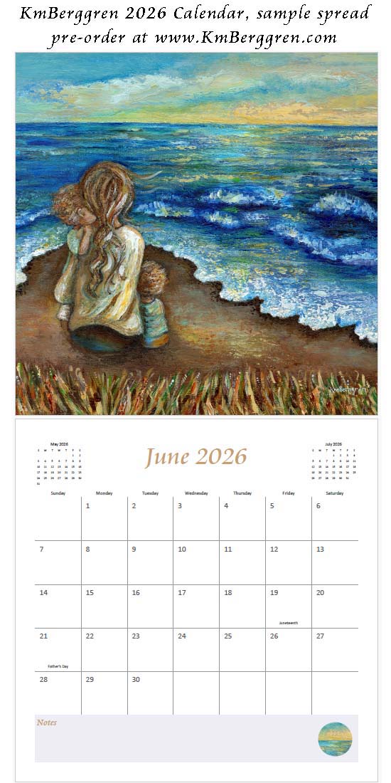2026 Limited Edition 9x9 inch Signed Art Calendar