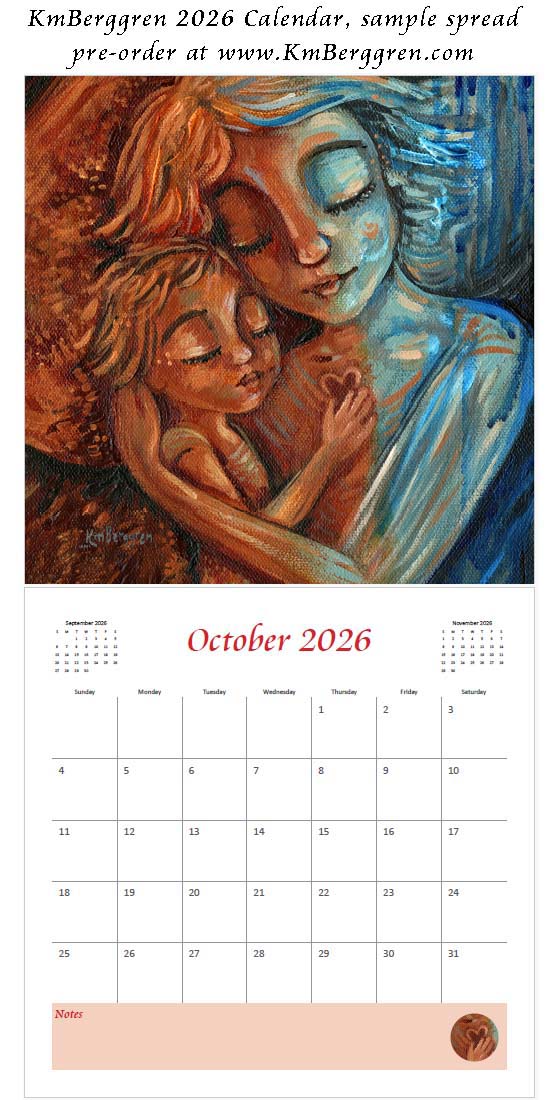 2026 Limited Edition 9x9 inch Signed Art Calendar