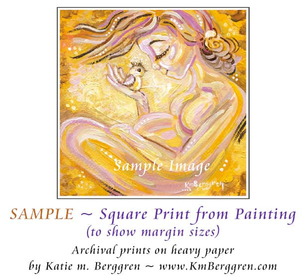 sunny yellow artwork for women, cheerful pregnancy art, hopeful expectant mother artwork, paintings for obyn office, lactation room wall decor, womens clinic wall decor ideas, yellow bird, blonde woman expecting first baby, painting of yellow woman and bird, kmberggren, km berggren