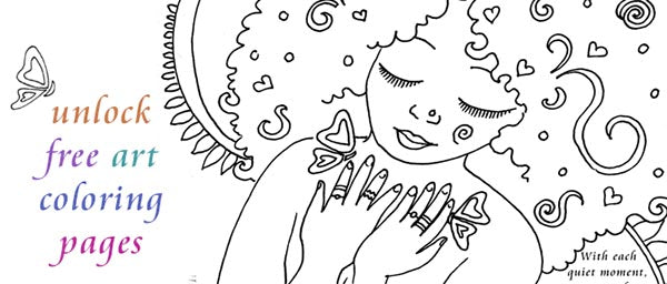 kmberggren coloring pages, free downloadable art, berggren art, free gifts for moms, coloring for adults, color book for moms, color pages for girls, mother daughter color art pages, download coloring book pages, kmberggren coloring book, free coloring pages for moms