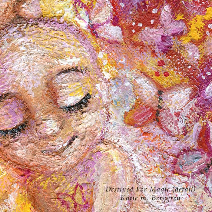 mother holding baby in her lap, plus-size mother art, plus size woman painting, butterfly painting, butterfly artwork, painting of mom and baby, heavyset mother and baby artwork, pink orange butterfly painting