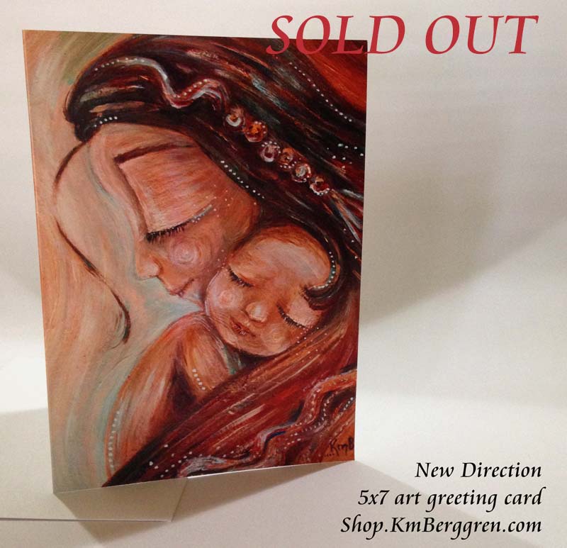 DISCONTINUED: Box of 10 5x7 inch Art Cards - Pregnancy, New Baby, Family - You Choose or I'll Create a Variety Set for You!