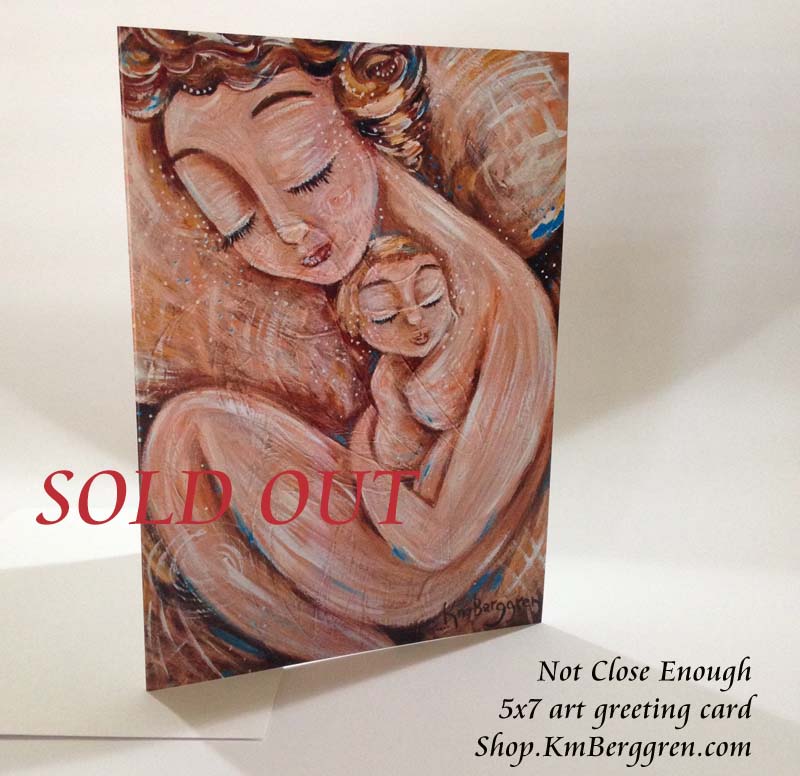 DISCONTINUED: Box of 10 5x7 inch Art Cards - Pregnancy, New Baby, Family - You Choose or I'll Create a Variety Set for You!