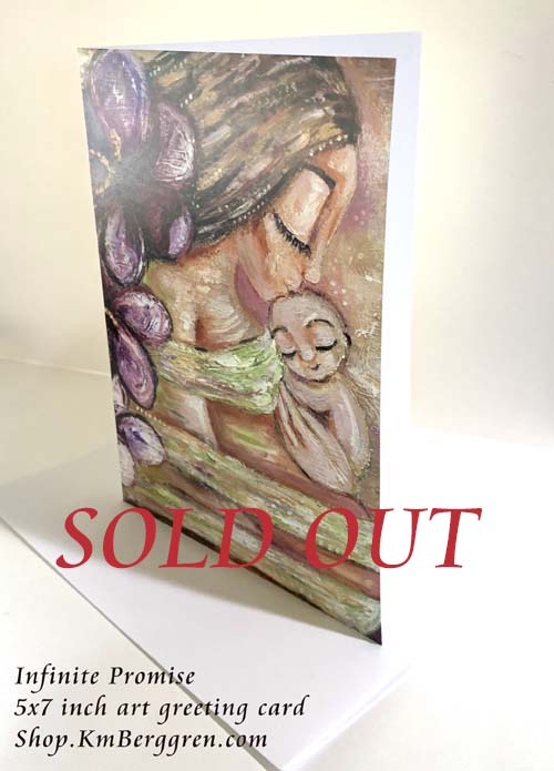 DISCONTINUED: Box of 10 5x7 inch Art Cards - Pregnancy, New Baby, Family - You Choose or I'll Create a Variety Set for You!