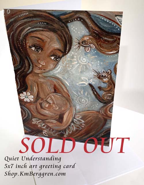DISCONTINUED: Box of 10 5x7 inch Art Cards - Pregnancy, New Baby, Family - You Choose or I'll Create a Variety Set for You!