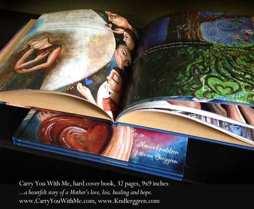sample pages of a book about a mother healing after loss of her baby