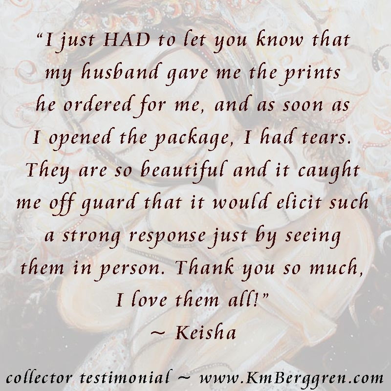 testimonial from a KmBerggren art collector
