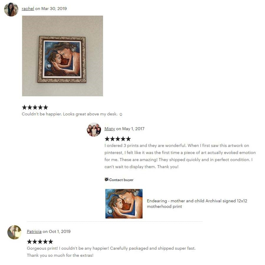 testimonial from a KmBerggren art collector