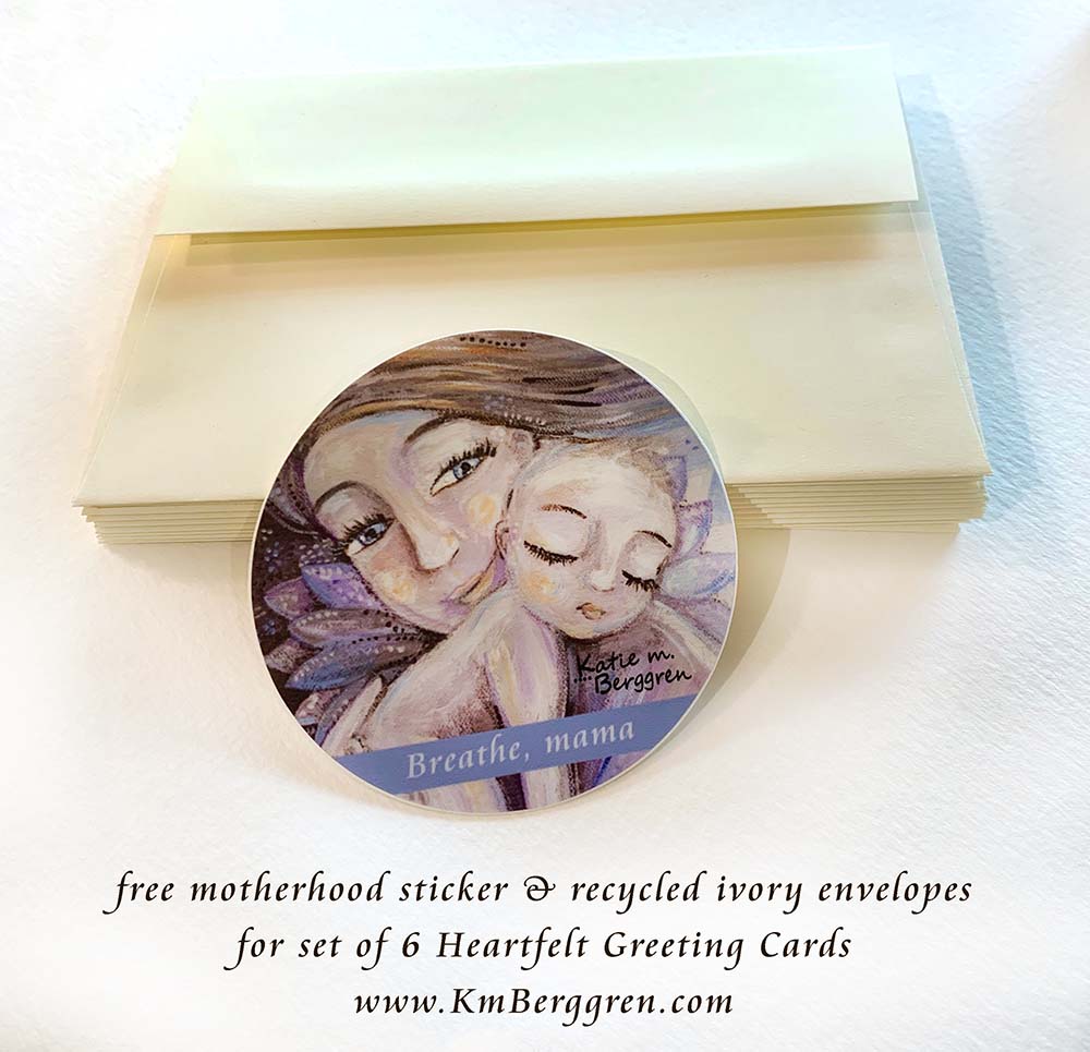 heartfelt greeting cards, mini art cards, note gift cards, note cards, gift cards, sentimental greeting card, heartfelt greeting card, send to someone who is sad, card for someone who is hurting, card for an old friend, silent story cards, kmberggren silent story, a silent story, wordless art book, companion cards, friendship cards