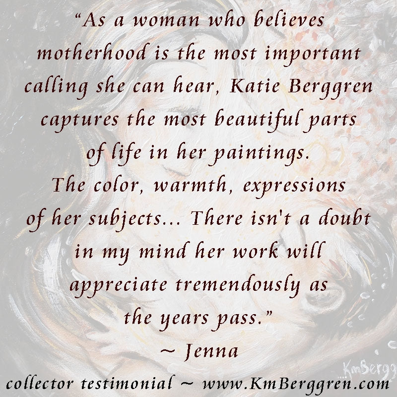 testimonial from a KmBerggren art collector
