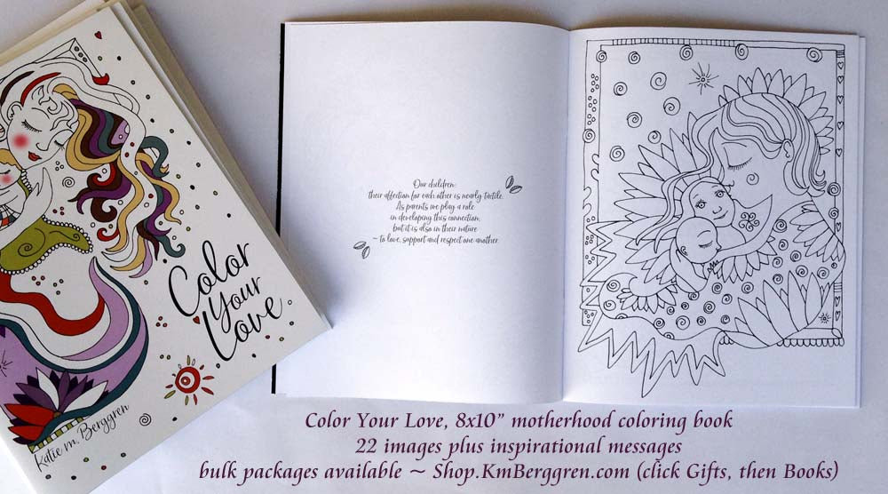 mother art color book, coloring book for women, coloring book for moms, book to color for kids and moms, woman color book, kmberggren coloring book, color pages for mom, mothers day gift, under $10 gift for mom Mother and Child Coloring books for adult and child coloring by Katie m. Berggren