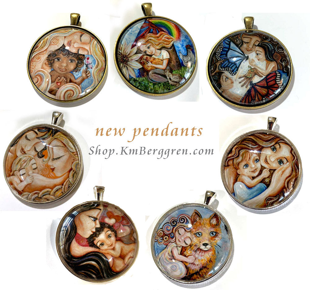 Custom Pendant, You Choose the Center Art