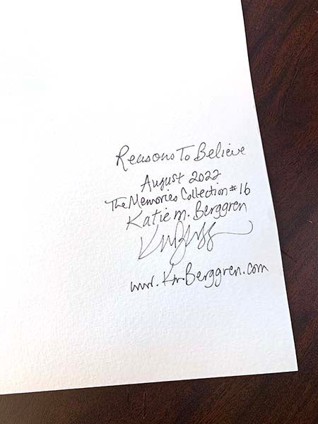 ►ONE AVAILABLE!◄ Reasons To Believe - Original Painting on Paper from The Memories Collection