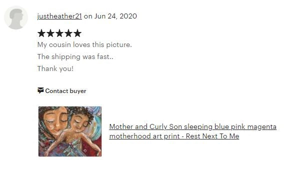 testimonials from KmBerggren art buyers