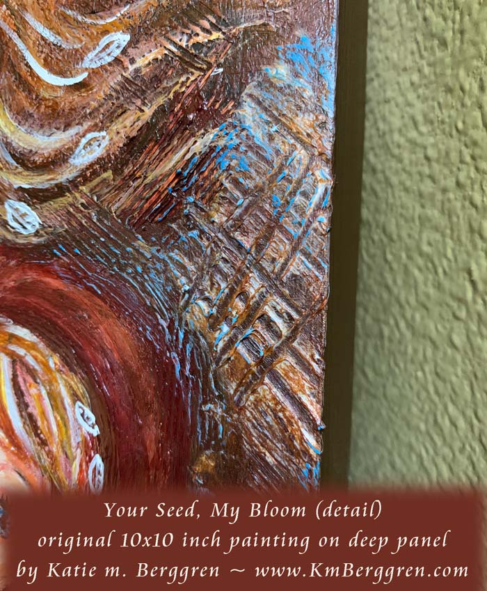 inner child artwork, painting of woman with child in her heart, mother daughter, woman inner child, big flower artwork, little girl in mother's heart, blonde hair blue eye daughter, inner strength artwork, inner child painting, strong woman artwork