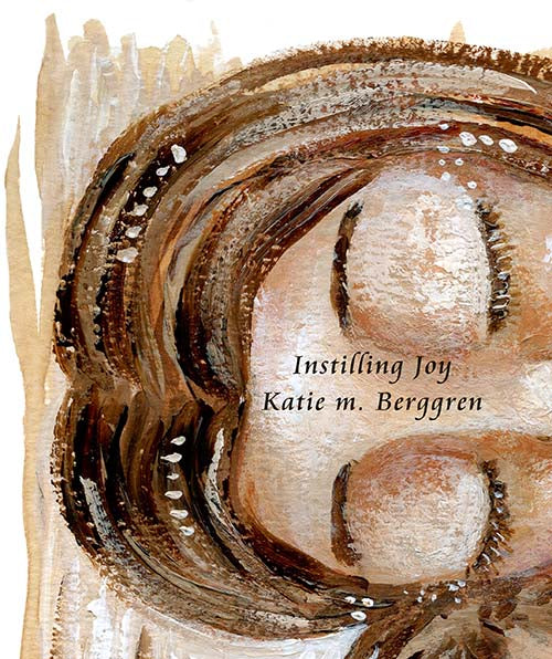 mother and 3 children in warm browns, mom cradling three children, brown watery artwork, biracial babies and mom, gift for mother's day for mom of 3