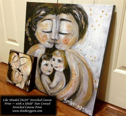 stretched canvas art print of KmBerggren paintings