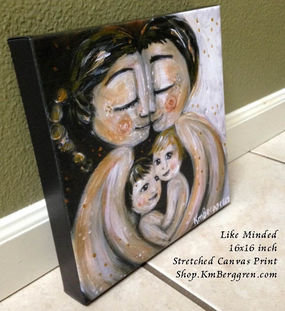 stretched canvas art print of KmBerggren paintings