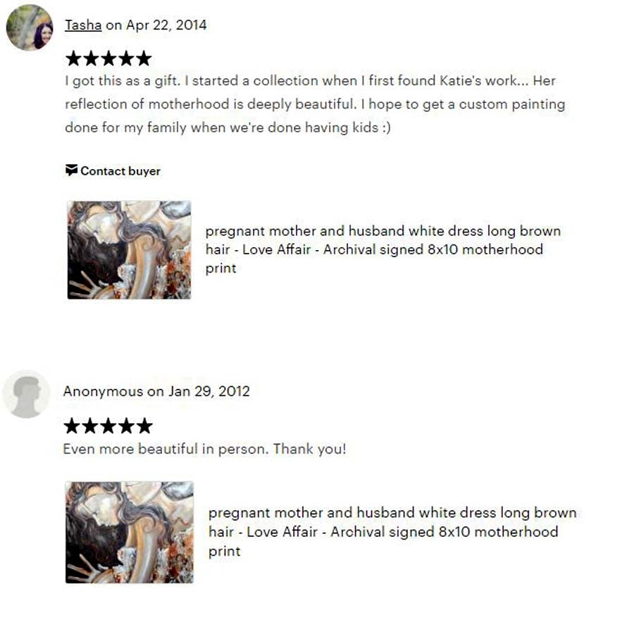 testimonial from KmBerggren art collecto