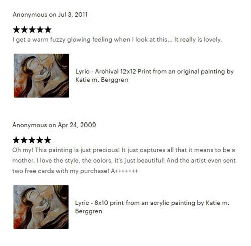 testimonial of KmBerggren art print