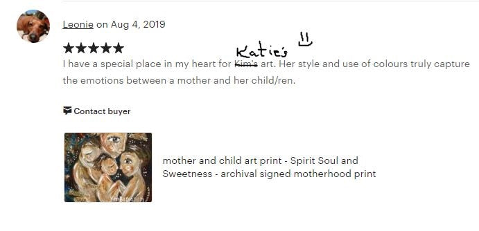 testimonial from a KmBerggren art collector