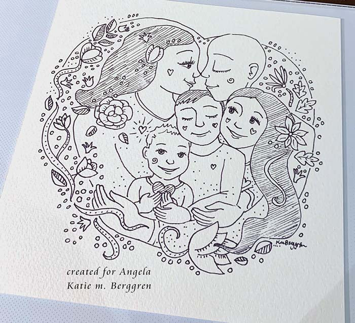 personalized family drawings ♥ POP