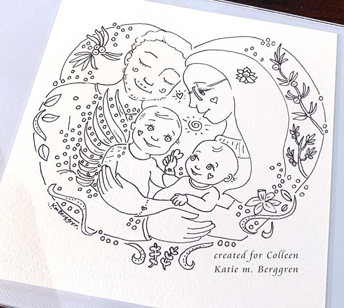 Custom-Made Family Inks for Mother's Day