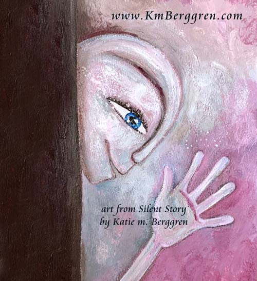 artwork sadness, emotional artwork, sad art, crying art, ghosted by a friend, art book by Katie m. Berggren