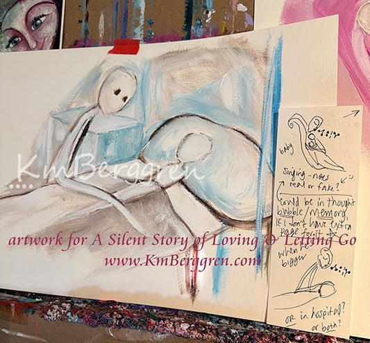 empty nest artwork, child leaving home artwork, mother loss artwork, paintings of emotions