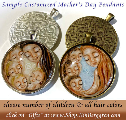 customizable mother's day necklace, personalized jewelry for mom