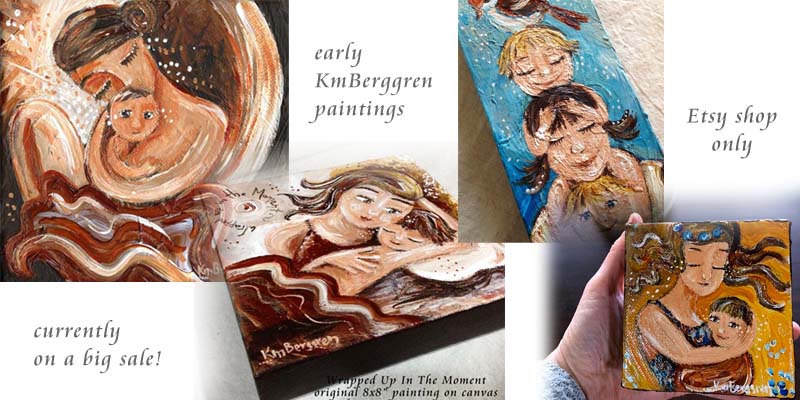 early art paintings by kmberggren on sale