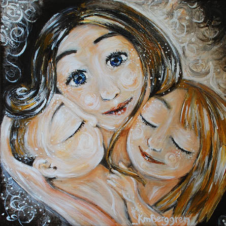 Unique Paintings For Mom by KmBerggren, Motherhood Artist