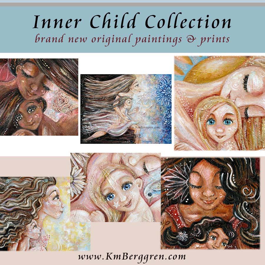 KmBerggren Inner Child Painting Collection - meaningful artwork for women