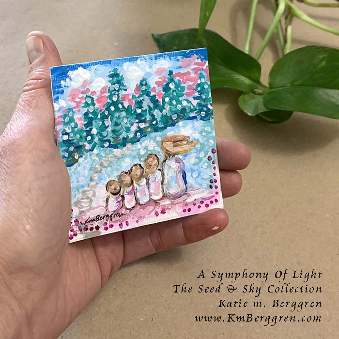►ONE AVAILABLE◄ A Symphony Of Light - Original Miniature Fine Art Painting on Paper