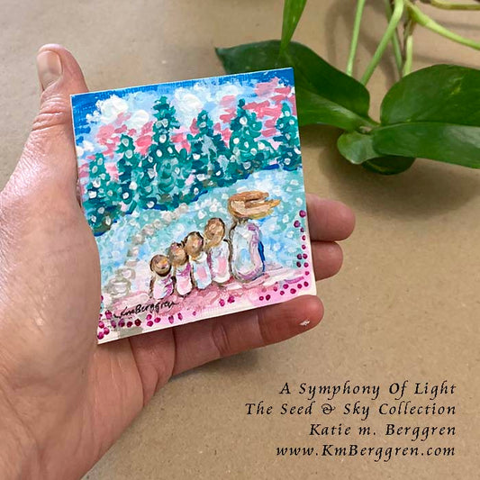 ►ONE AVAILABLE◄ A Symphony Of Light - Original Miniature Fine Art Painting on Paper