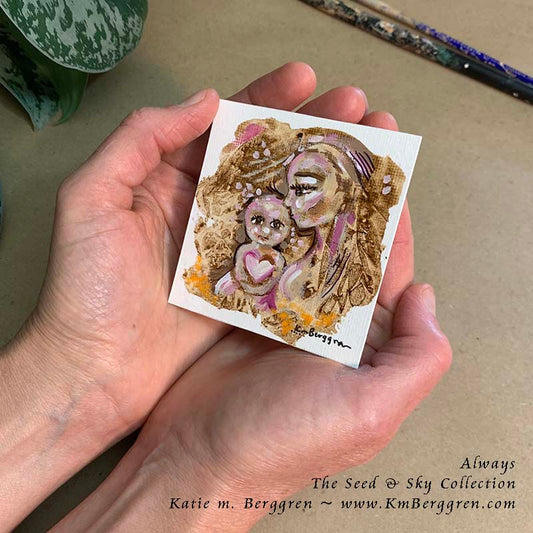 ►ONE AVAILABLE◄ Always - Original Miniature Fine Art Painting on Paper