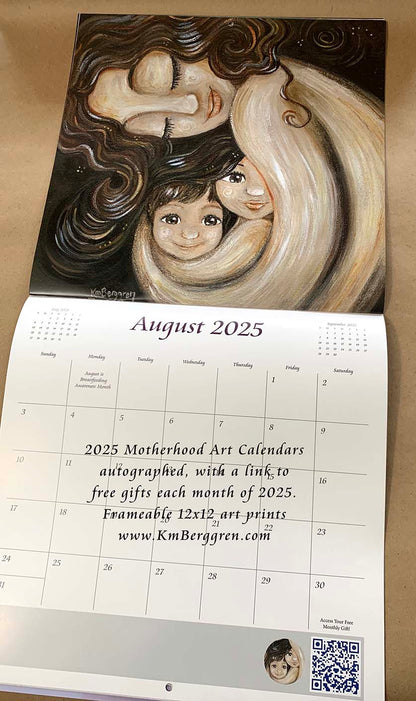 2025 Limited Edition Release, Signed Motherhood Art Calendar